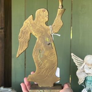 Elegant Brass Angel Figurine